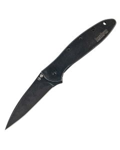 Kershaw Leek 1660CBBW Composite Blade Folding Knife - Blackwash