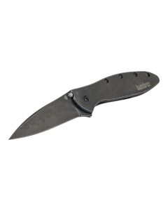 Kershaw Leek 1660CBBW Composite Blade Folding Knife - Blackwash