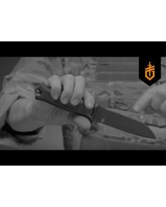 Gerber Strongarm Serrated Knife - Black