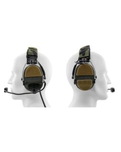 Earmor Velcro stickers for MSA Sordin hearing protectors - black