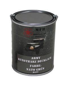MFH Military paint in 1 l can - NATO Green