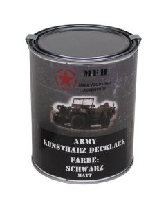 MFH Military paint in 1 l can - Black