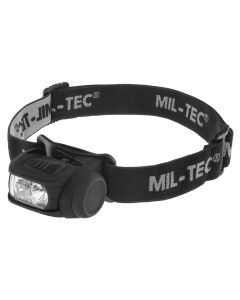 Mil-Tec LED Headlamp 4 Color Black - 65 lumens