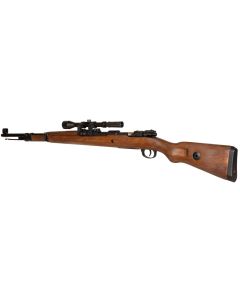 Double Bell Kar98k Real Wood ASG rifle with scope