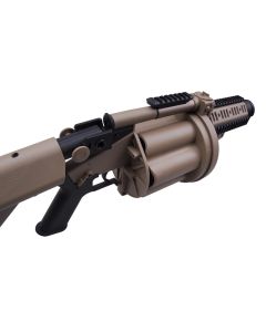 ICS-191 GLM ASG revolver grenade launcher- tan