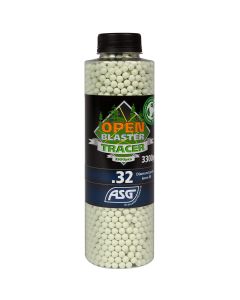 ASG Open Blaster Tracer Biodegradable BBs 0,32 g 3300 pcs - Green