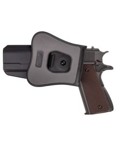 ASG holster with airsoft flipper for 1911 type pistols - Black