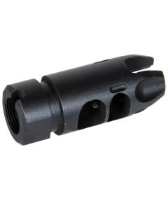 CNC VGSM Core Airsoft flame suppressor for AEG/HPA/GBLS replicas - Black