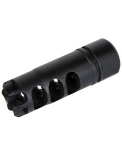 CNC LSM Core Airsoft flame suppressor for M4/M16 replicas - Black