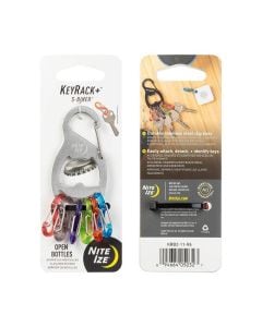 Nite Ize KeyRack+ S-Biner carabiner - Silver