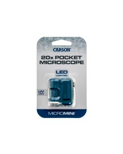 Carson MicroMini Blue 20x Pocket Microscope