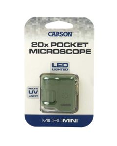 Carson MicroMini 20x Pocket Microscope - Green
